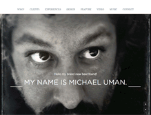 Tablet Screenshot of michaeluman.com